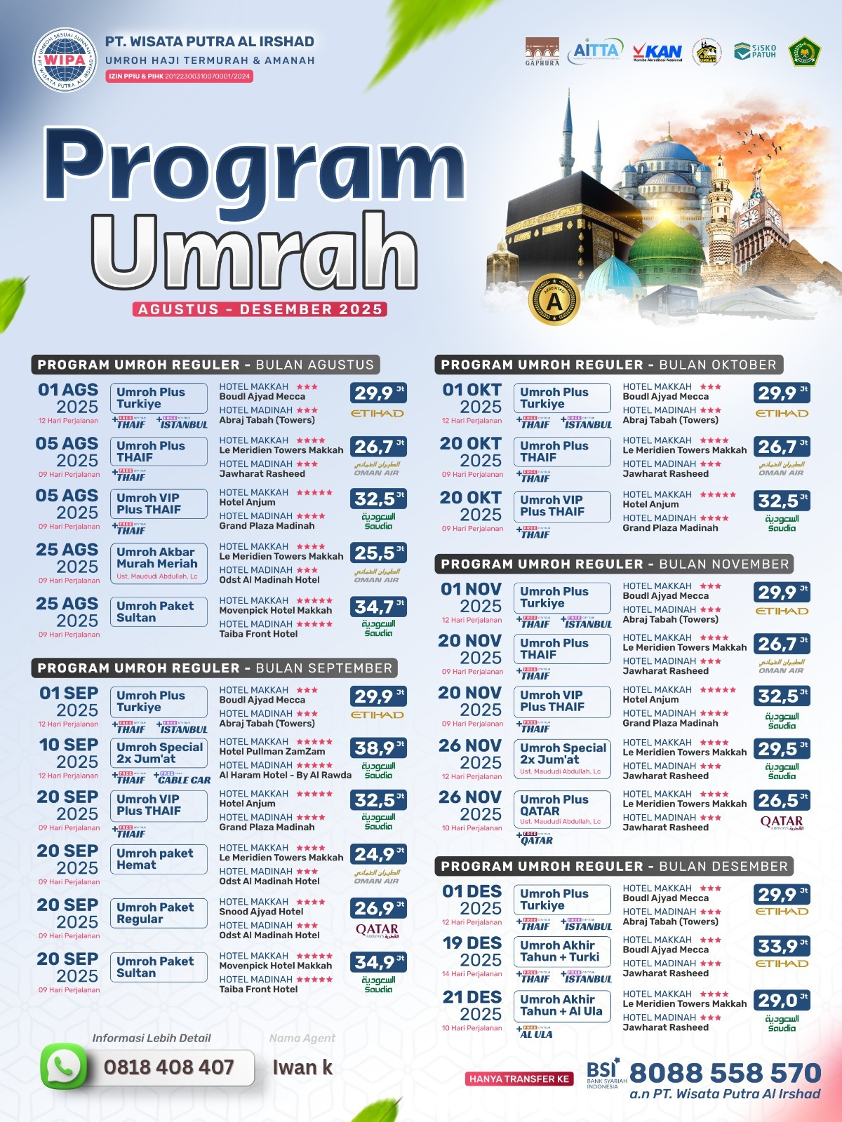 u
haji umroh sesuai sunnah 2025