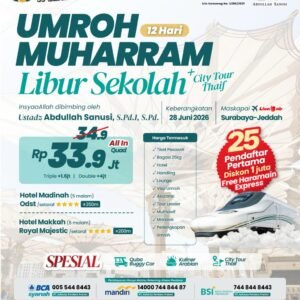 umroh sunnah juni 2026 liburan sekolah